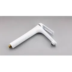 Смеситель для умывальника FRAP F1052-54 белый/хром, высокий