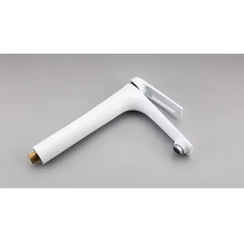 Смеситель для умывальника FRAP F1052-54 белый/хром, высокий