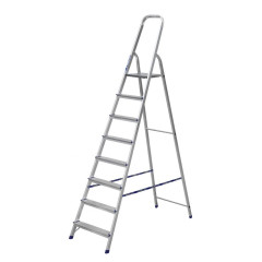 Стремянка АЛЮМЕТ (AМ708) алюминий 8 ступ.