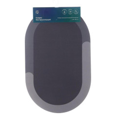 Коврик для ванной 500x800мм РМС, быстросох, антискольз К-03С-50х80 (463673)