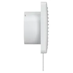 Вентилятор осевой вытяжной D100 ERA 4-02 с антимоскитной сеткой, шнуровым тяговым выключателем