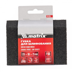 Губка абразивная MATRIX 120х90х25мм P60 (75728)