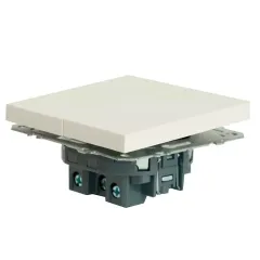 Выключатель 2-кл ЭМИЛИ белый RSW10-5104-01