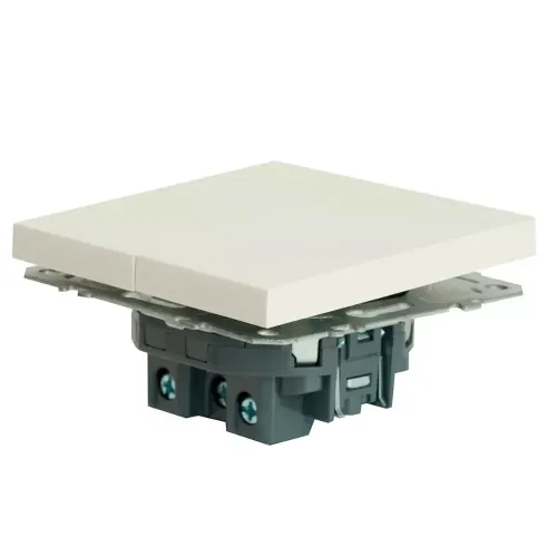 Выключатель 2-кл ЭМИЛИ белый RSW10-5104-01