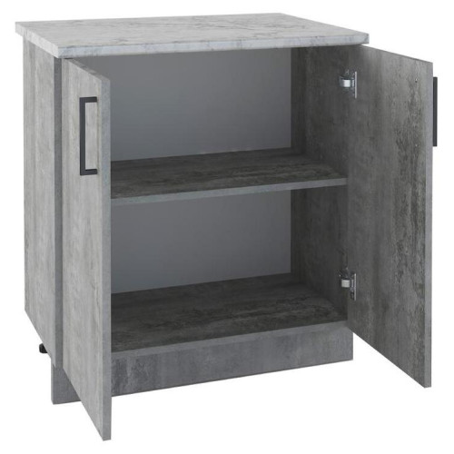 Стол рабочий EVA GOLD 80 светлый цемент