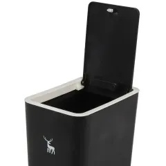Контейнер для мусора прямоугольный 9л черный (479311)
