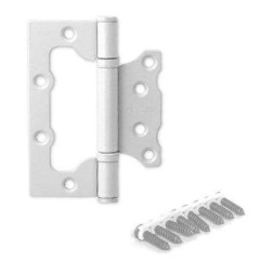 /Петля накладная APECS 100*75*2,5-B2-Steel-W белая(6617)