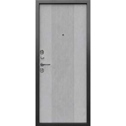 Дверь метал. Nova Серебро/Бетон снежный (2050*860, Левая)