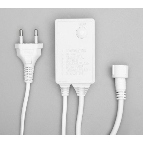 Блок питания для уличных гирлянд LUAZON LIGHTING (1080319) УМС 3W, до 8000 светодиодов, белая нить, 8 режимов, 220 В