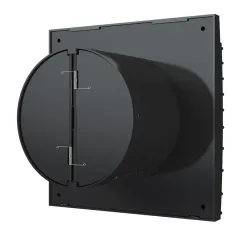 Вентилятор осевой D100 SILENT 4C Matt black с обратным клапаном