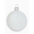 Шар новогодний Ветерок 6см стекло белый (1485893)