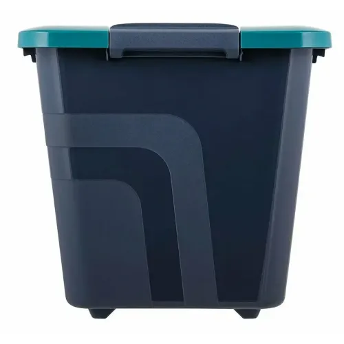 Ящик хозяйственный 18 л Plast team Bergen Fjord с крышкой, вулканический базальт (PT655511026)