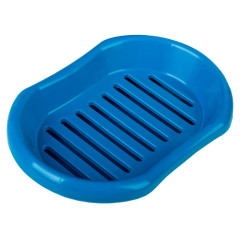 Мыльница с решёткой «Эконом», 13х9х3 см, цвет микс, пластик (4210103)