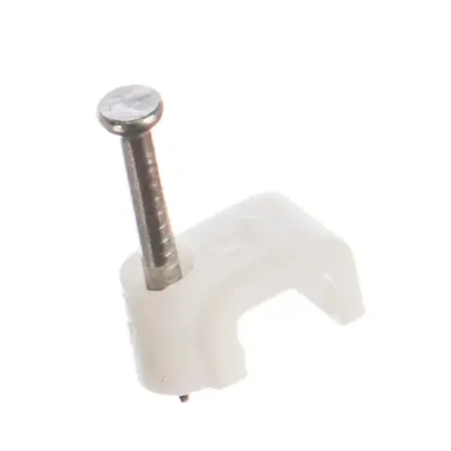 Скобы плоские пластиковые 5мм (50шт/упак) Fortisflex