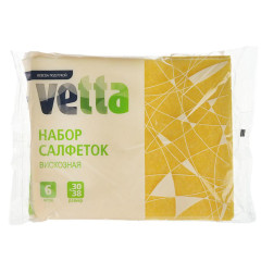 Набор салфеток VETTA вискоза, 6шт, 30х38см (448-249)