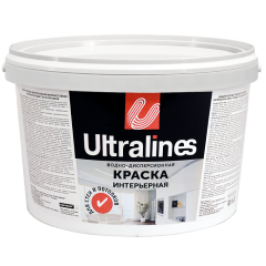 Краска в/д ULTRA LINES Интерьерная для Стен и Потолков 13кг