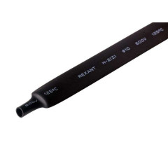 Трубка термоусаживаемая ф 10/5 мм черная REXANT (425478)