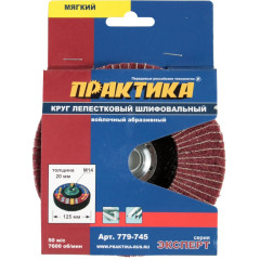 Круг полировальный ПРАКТИКА войлок 125мм (779-745)