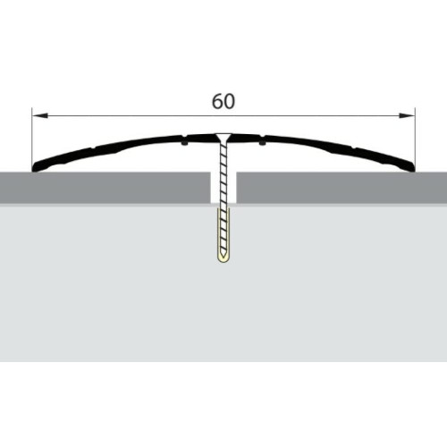 Стык 60мм 0,9 дуб дымчатый