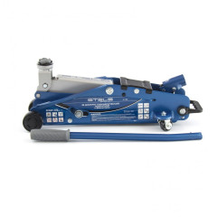 Домкрат подкатной STELS  2,5т с фиксатором, 140-385 мм, SAFETY PIN (51152)