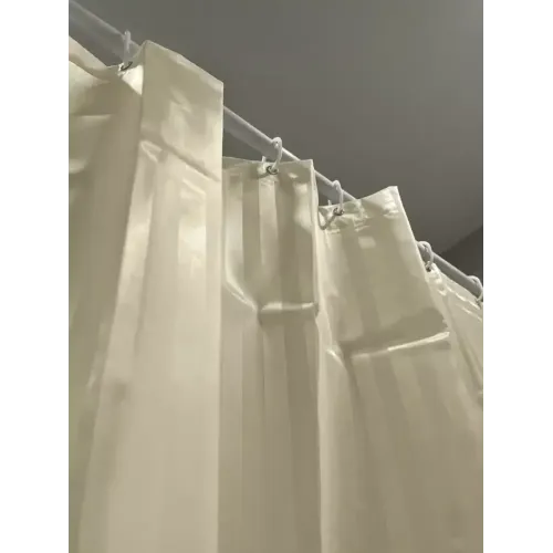 Шторка для ванной FRAP F8602 бежевая 180x180cм