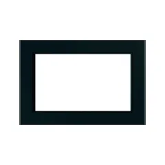 Рамка 2-пост Катрин (без перемычки) стекло черный GFR00-7012-05