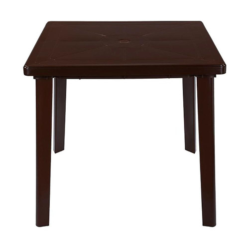 Стол пластм квадратный шоколадный (800х800х710мм) Стандарт Пластик Групп