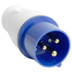 Вилка STEKKER 2P+PE 16A IP44 ST-013 PPG16-013-44 49426