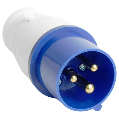 Вилка STEKKER 2P+PE 16A IP44 ST-013 PPG16-013-44 49426