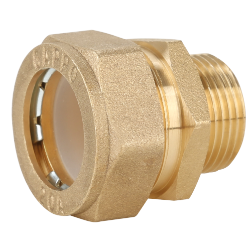 Муфта обжимная латунная GAPPO ф 20 мм х 3/4