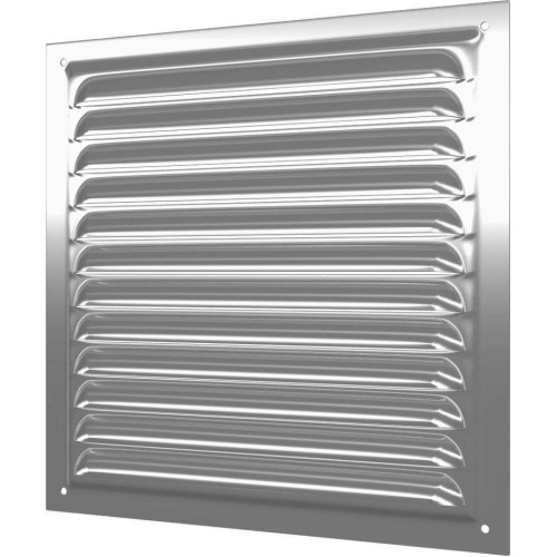 Решетка вентиляционная вытяжная стальная с оцинкованным покрытием 125х125 1212МЦ