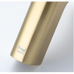 Смеситель для умывальника FRAP F1089-3, сатин золотой