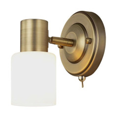 Светильник настенный EUROSVET 20089/1 бронза(3м2)