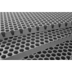 Коврик придверный 750*1050мм Eva соты серый (479616)