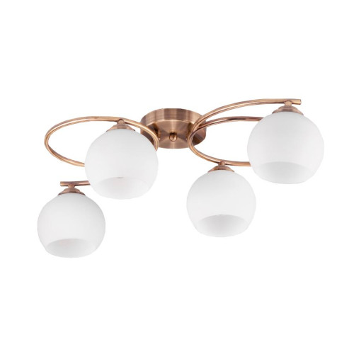 Светильник EUROSVET 30144/4 античная бронза(11м2)