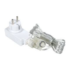 Блок питания для уличных гирлянд VEGAS PM1099 с таймером 220V/24V/12W, макс. подключение до 500 LED