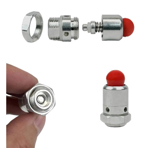 Клапан избыточного давления 13 мм (красный шарик)