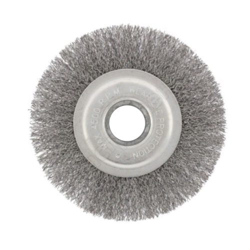Щетка для УШМ СИБРТЕХ колесо, волн. 150 мм (746647)