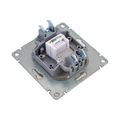 Розетка PC UNIVersal Афина, сл.кость A0051-I