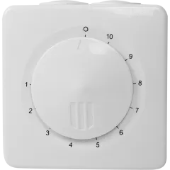 Регулятор скорости накладной монтаж, максимальный ток нагрузки 2,5 А РС-Н 2,5А