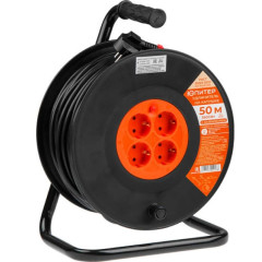Удлинитель на катушке ЮПИТЕР 4-мест. 50м (ПВС 3х1,5) (JP8404-03)