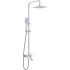 Душевая стойка FRUD R24001 серебро