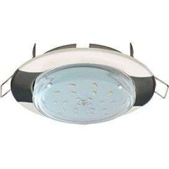 Свет. точ. ECOLA GX53-H4 Волна жемчуг/черный/хром FO71H4ECB(509125)