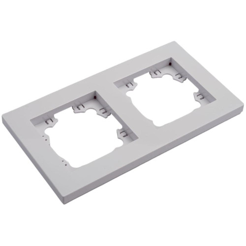 Рамка 2-пост UNIVersal Афина бел. A0044