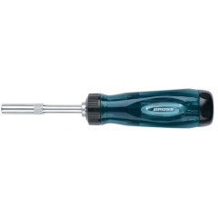 Отвертка GROSS реверсивная, с удлинителем (11603)