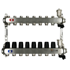 Коллекторная группа TIM нерж., без расходомеров, ф 1