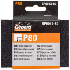 Губка абразивная GEPARD P80 (GP5012-80)