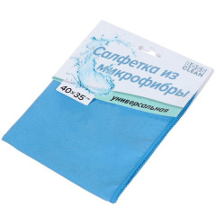 Салфетка бытовая BOSSCLEAN микрофибра универсальная 35х40см (361337)