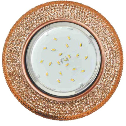 Свет. точ. ECOLA LD7069 GX53-H4 Модерн светл/золотой/черная медь FL53PMEFB