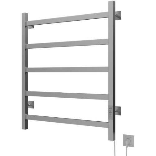 Полотенцесушитель электр. MIXLINE FAVORITE 60х50, таймер, 5п, матовый хром (557208)